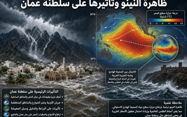 ظاهرة النينو وتأثيرها على سلطنة عمان